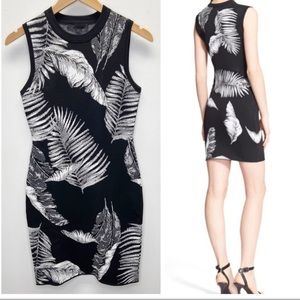 Alexander Wang Hawaiian Bodycon Dress Sz S